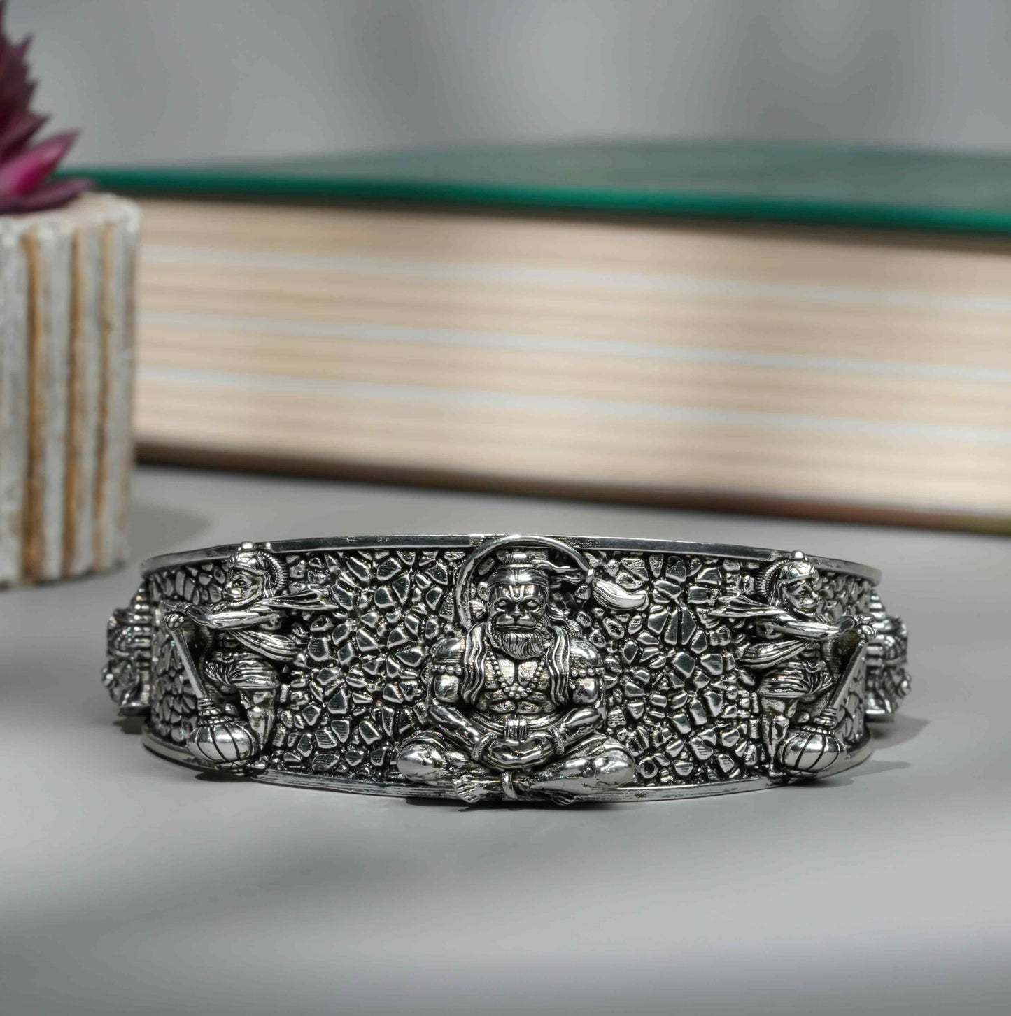 Lord Hanuman Kada Bracelet For Men