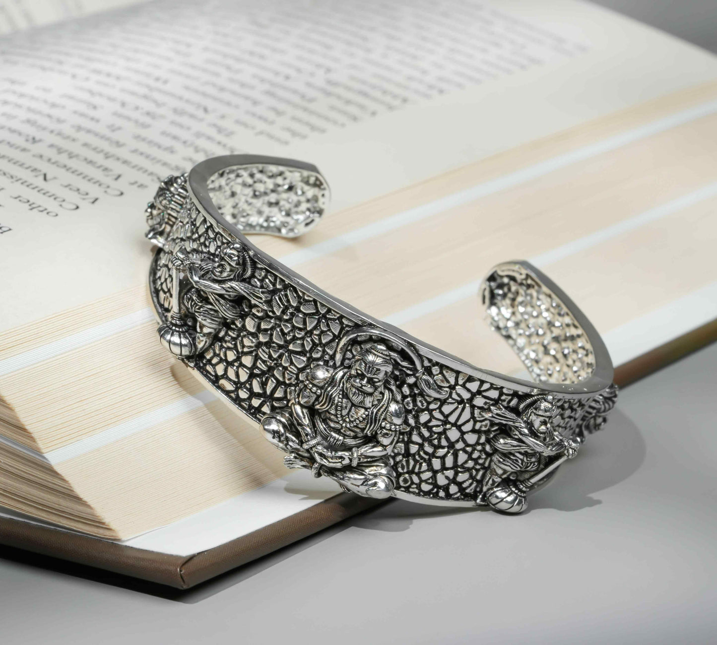 Lord Hanuman Kada Bracelet For Men